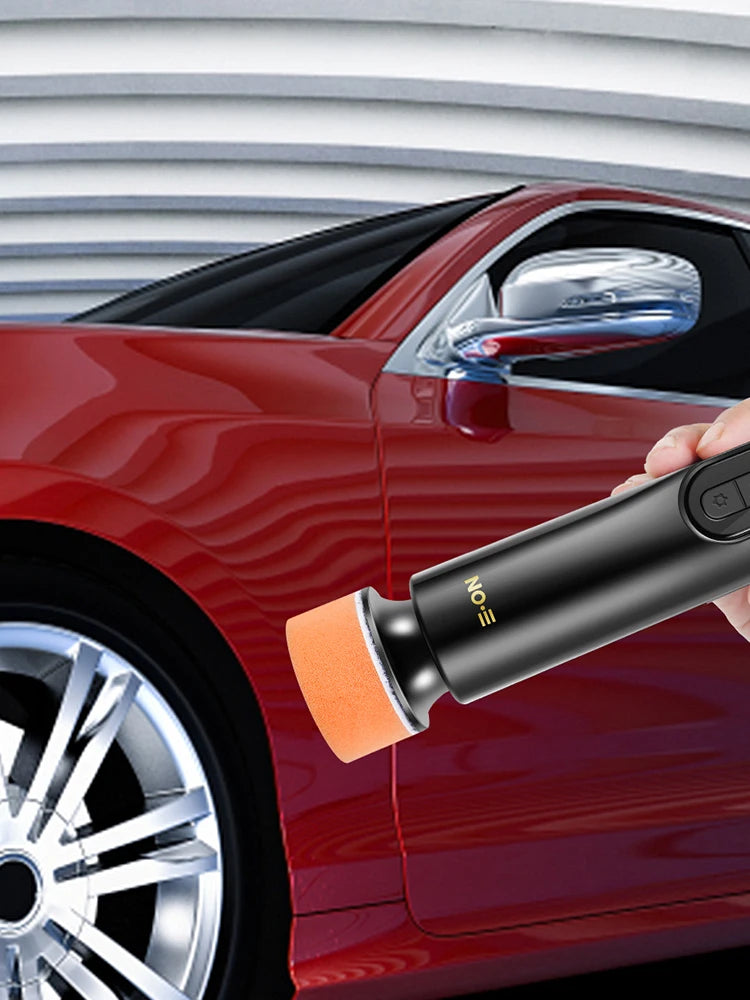 40W Mini Cordless Car Polishing Machine with 3 Speeds 12000rpm Portable Electric Scratch Repair Tool USB Rechargeable Polisher