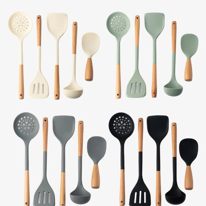 Utensilhos de silicone para cozinha