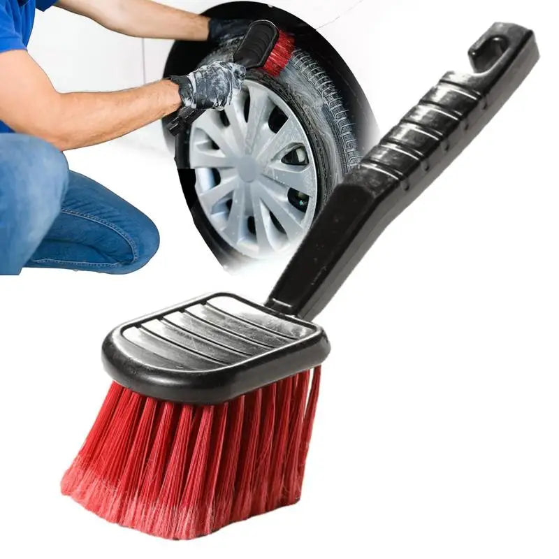 Truck Soft Bristle Wheel Cleaning Brush Rim Tire Detail Brush Automotive Tire Brush Wheel Cleaner Brushes