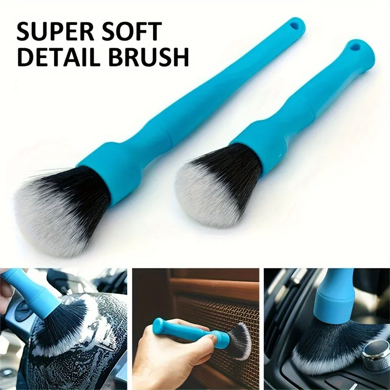 Car Ultra-Soft Detailing Brush Super Soft Auto Interior Detail Brush With Synthetic Bristles Car Dashboard Dust Sweeping Brush