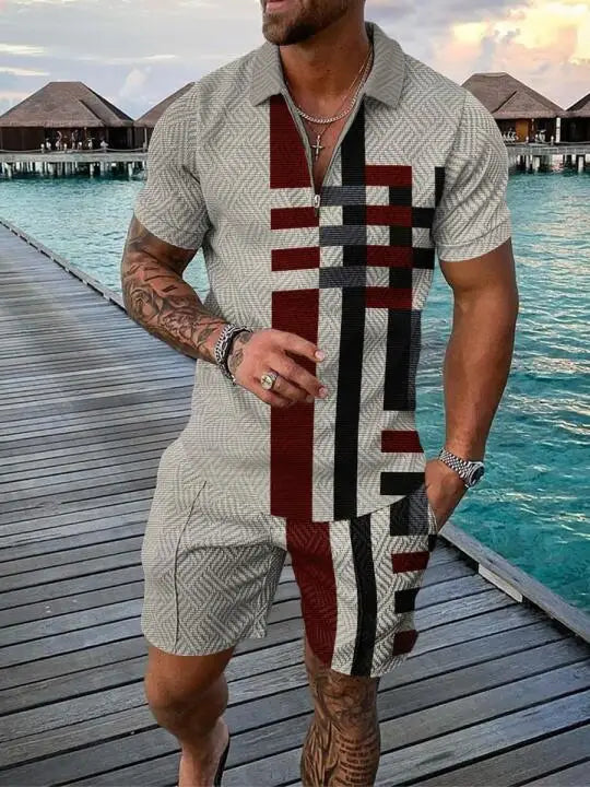 CONJUNTO XADREZ DE VERÃO STREETWEAR