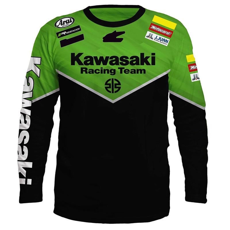 CAMISETA MANGA LONGA Kawasaki Motorcycle Racing Team