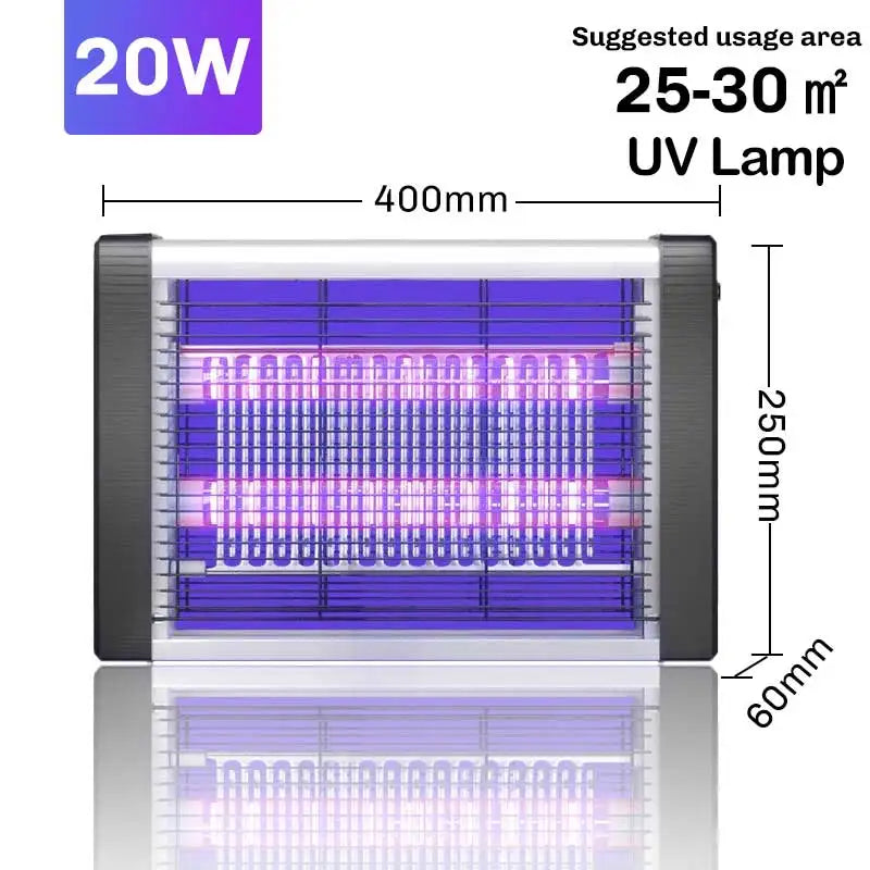 MATA INSETO ELETRICO LAMPADA UV