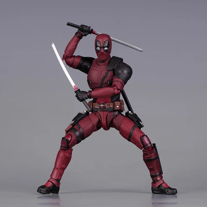 16cm Shf Deadpool 2 Action Figure Pvc Superhero Doll Movable Model Toys Collection Joint Movable Dolls For Kids Birthday Gift