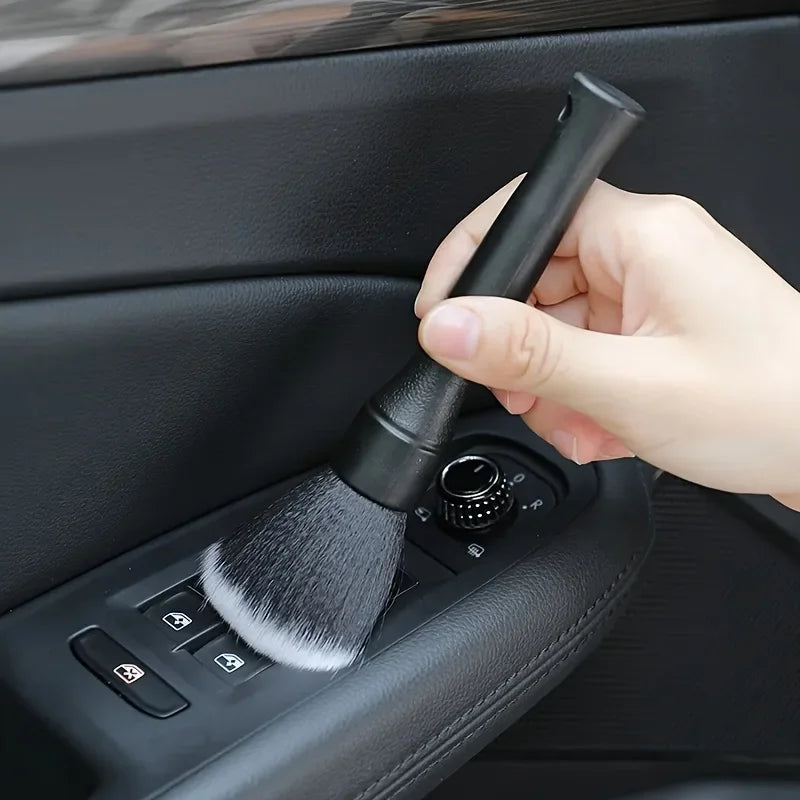 Car Ultra-Soft Detailing Brush Super Soft Auto Interior Detail Brush With Synthetic Bristles Car Dashboard Dust Sweeping Brush