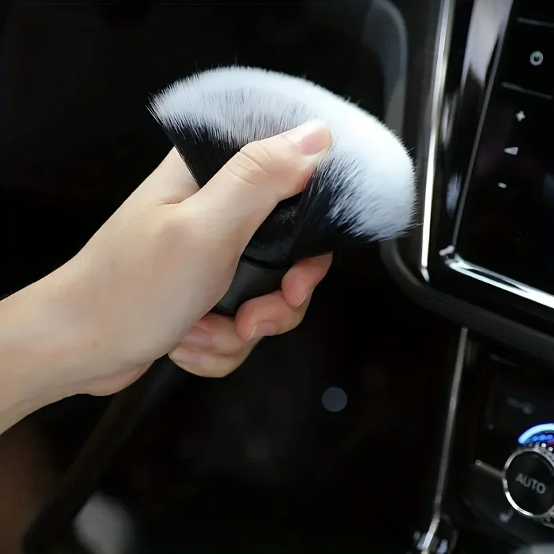 Car Ultra-Soft Detailing Brush Super Soft Auto Interior Detail Brush With Synthetic Bristles Car Dashboard Dust Sweeping Brush