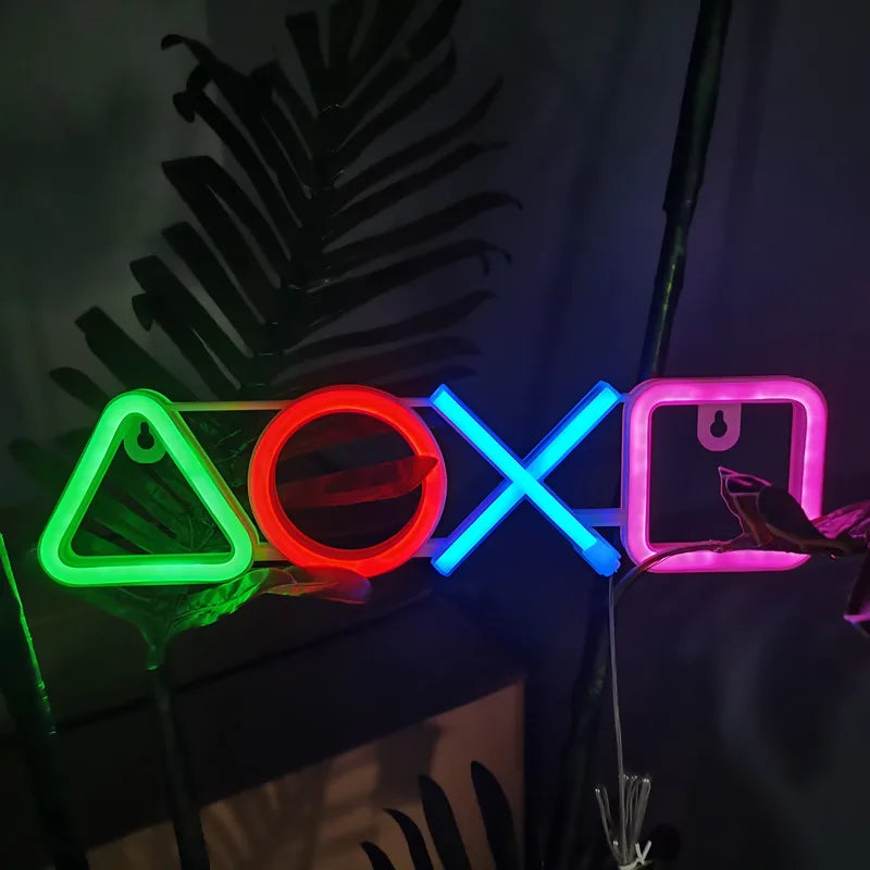 LUMINARIA DE LED NEON 3D PLAYSTATION