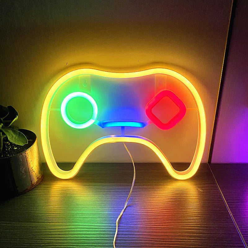 LUMINARIA DE LED NEON 3D PLAYSTATION