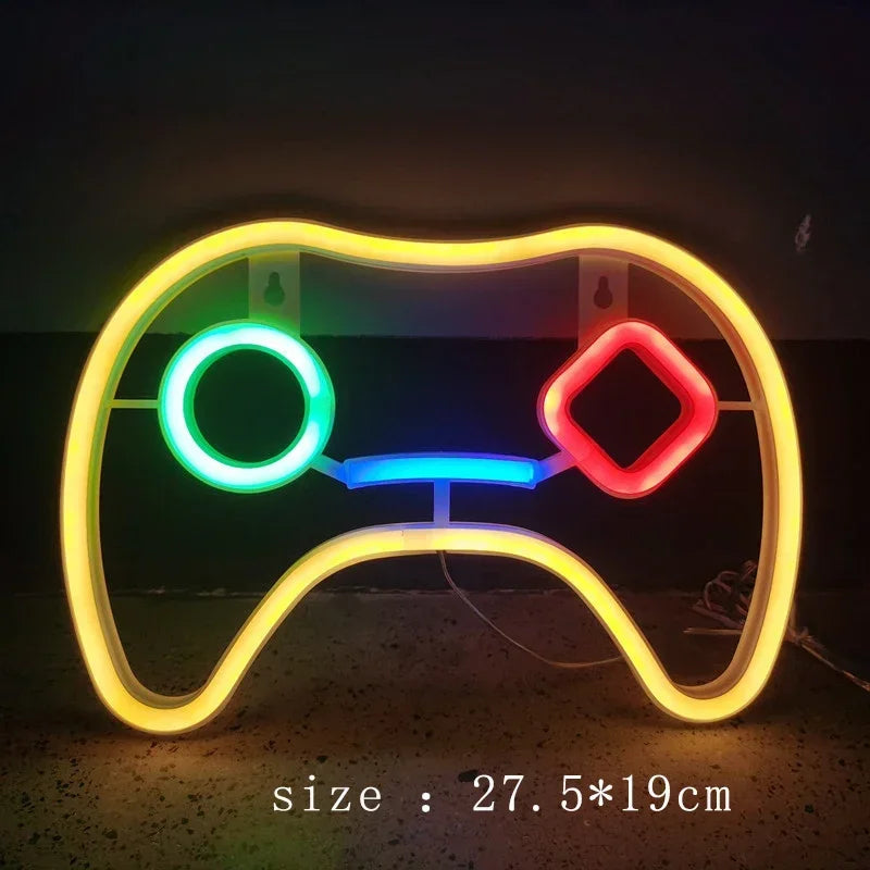 LUMINARIA DE LED NEON 3D PLAYSTATION