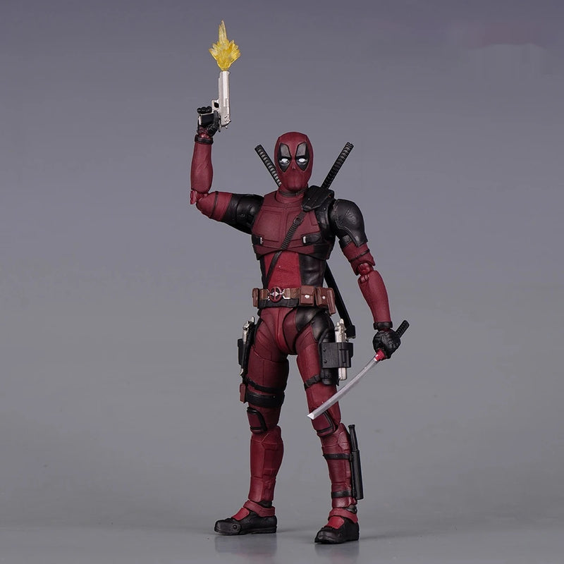 16cm Shf Deadpool 2 Action Figure Pvc Superhero Doll Movable Model Toys Collection Joint Movable Dolls For Kids Birthday Gift