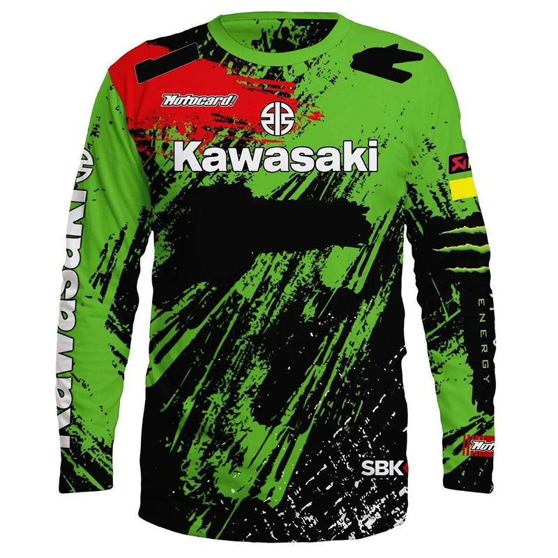 CAMISETA MANGA LONGA Kawasaki Motorcycle Racing Team