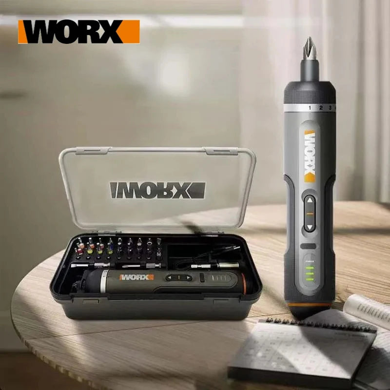 Chave Worx recarregavel 4v com 30 pontas