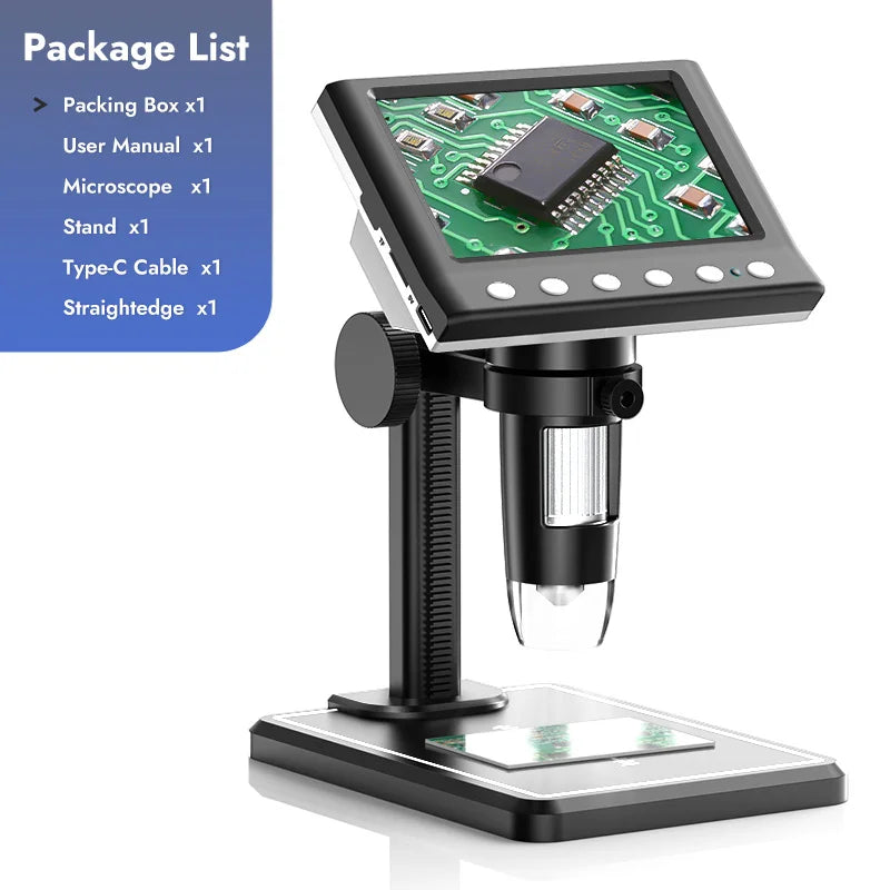 Microscopio digital 1600x 8 leds