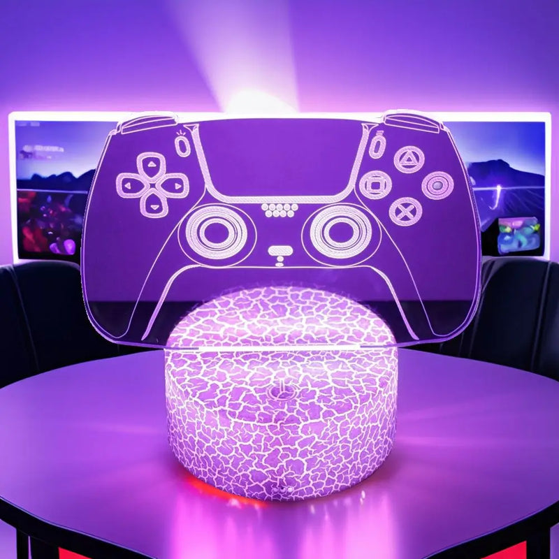 LUMINARIA GAMER 3D LED NEON