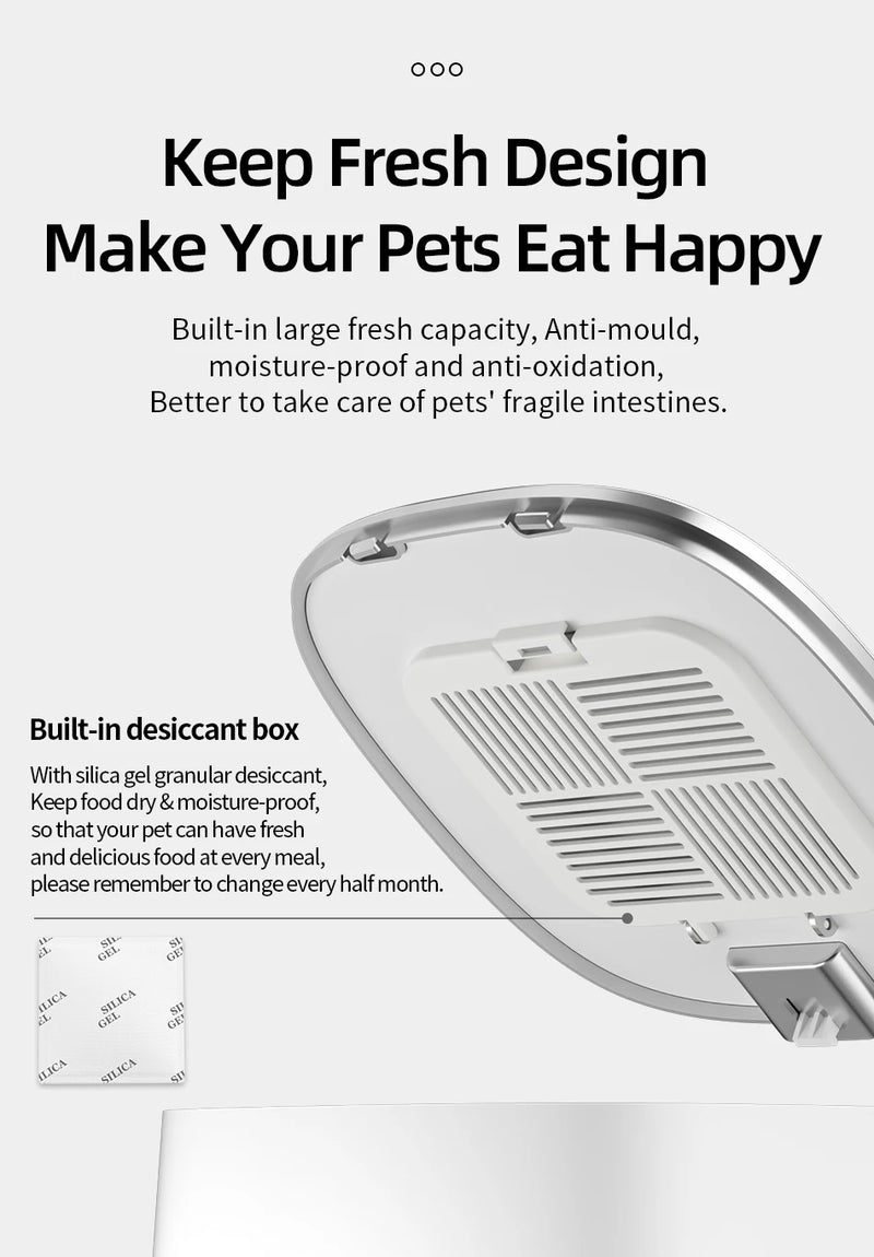 ALIMENTADOR AUTOMATICO PARA PETS PET SMART WIFI