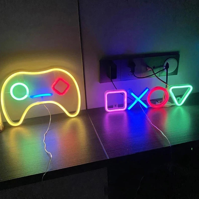 LUMINARIA DE LED NEON 3D PLAYSTATION