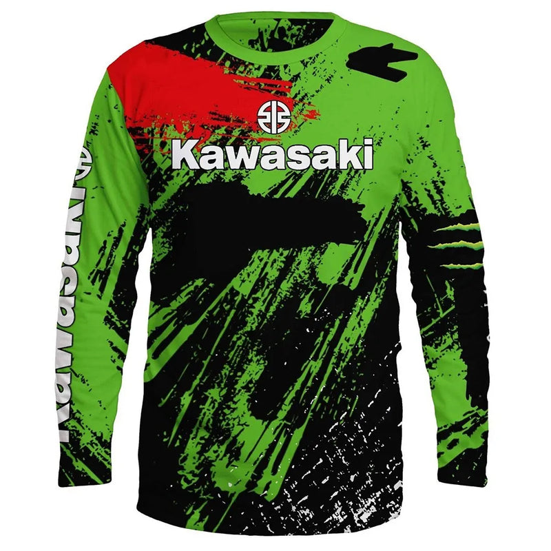 CAMISETA MANGA LONGA Kawasaki Motorcycle Racing Team