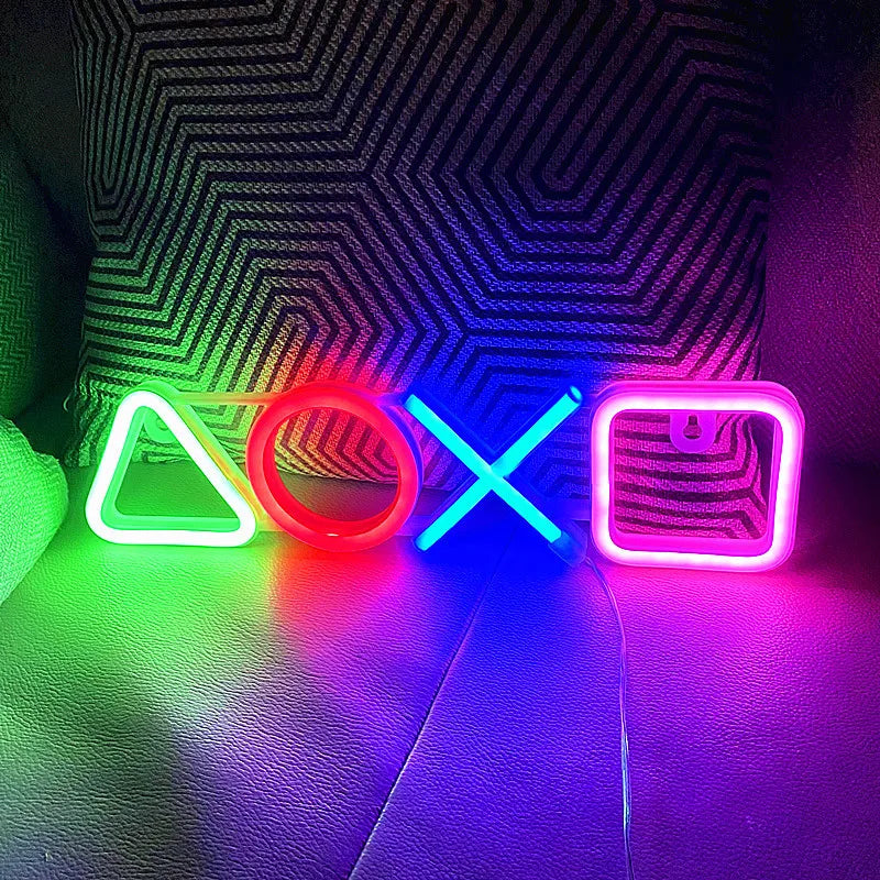 LUMINARIA DE LED NEON 3D PLAYSTATION