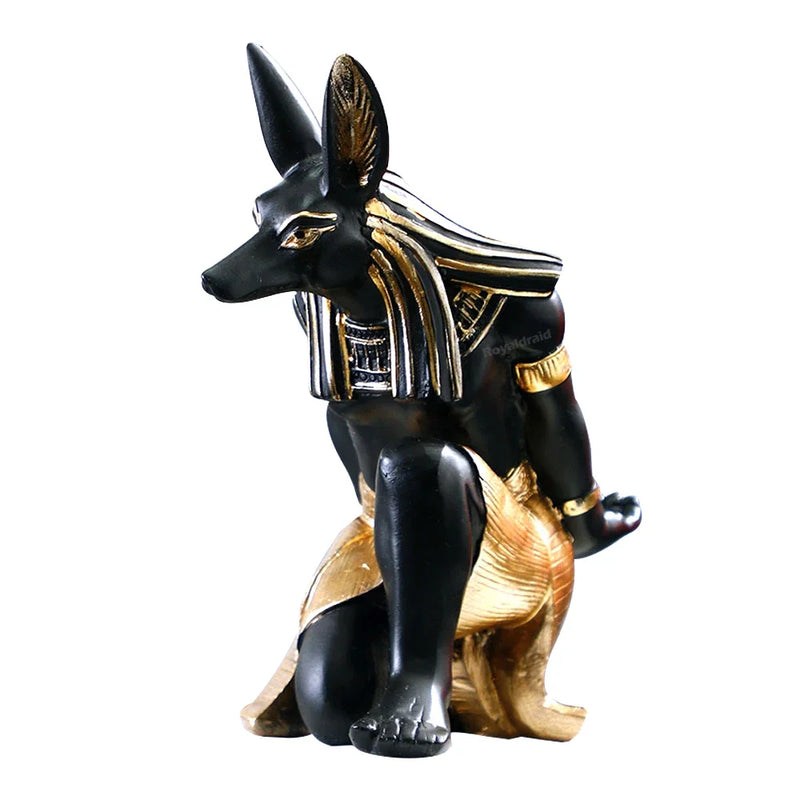 Resin Egypt Anubis God Controller Holder For PS4/PS5/XBOX/Switch Gamepad Mobile Phone Holder Desktop Display Stand Christmas Gif